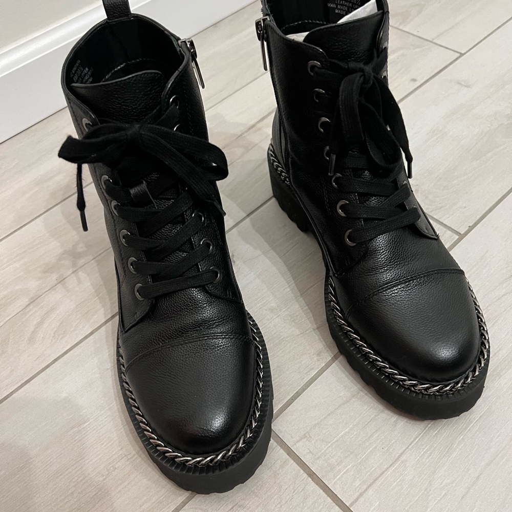 Vince Camuto combat boots